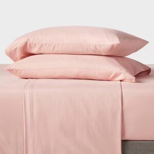 Queen Microfiber Sheet Set Pink Metal - Room Essentials Polyester, 170 Thread